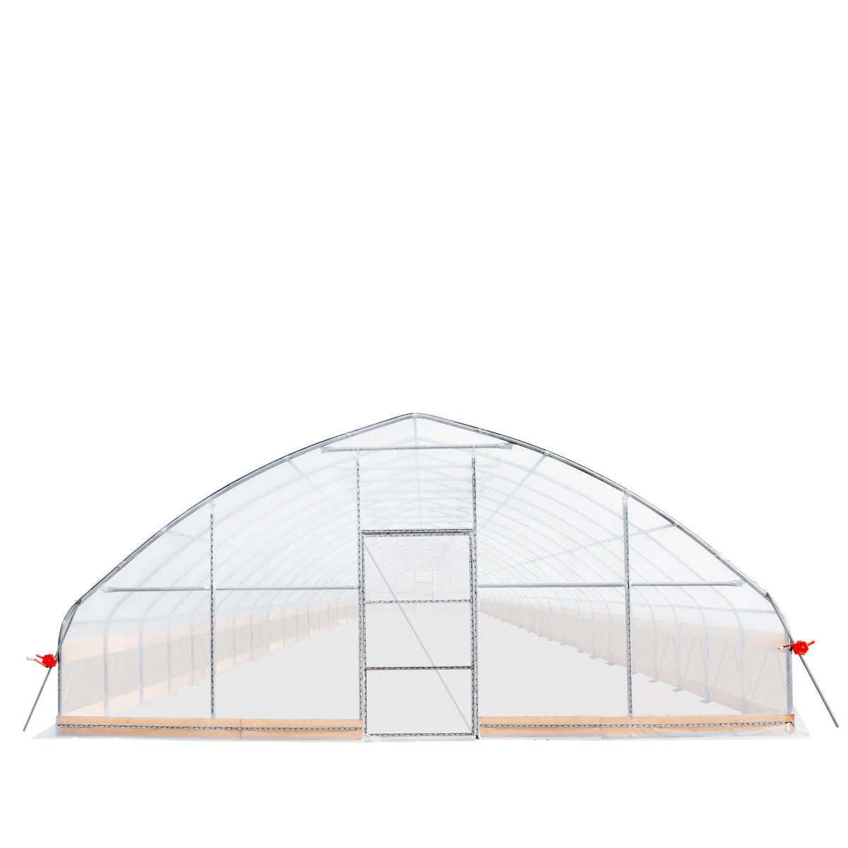25’ X 80’ Tunnel Greenhouse Grow Tent W/6 Mil Clear EVA Plastic Film, Cold Frame, Hand Crank Roll-Up Sides, Peak Ceiling Roof, TMG-GH2580