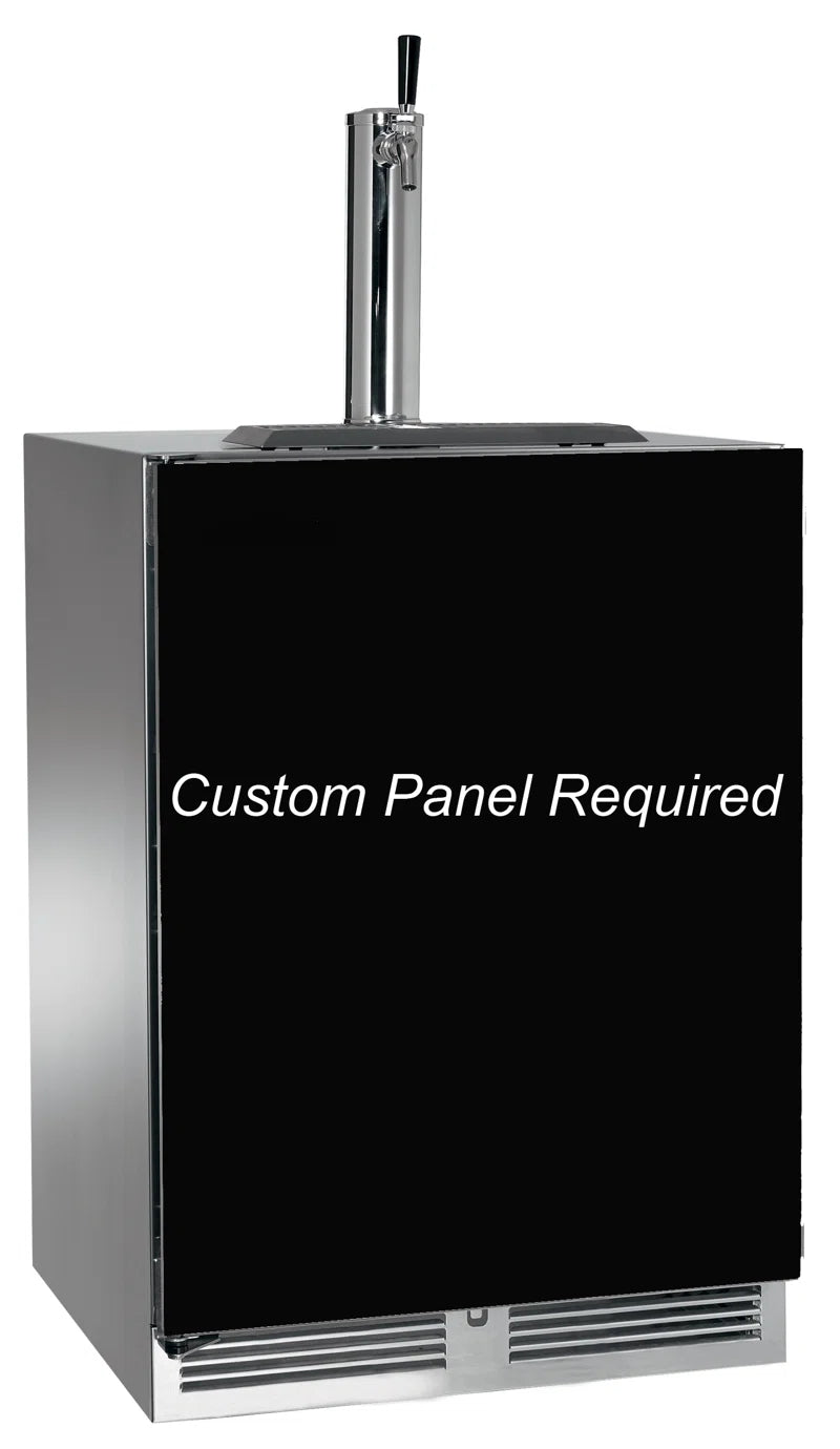 C-Series 5.2 Cubic Feet Stainless Steel Outdoor Single Tap Freestanding Kegerator with Adjustable Temperature