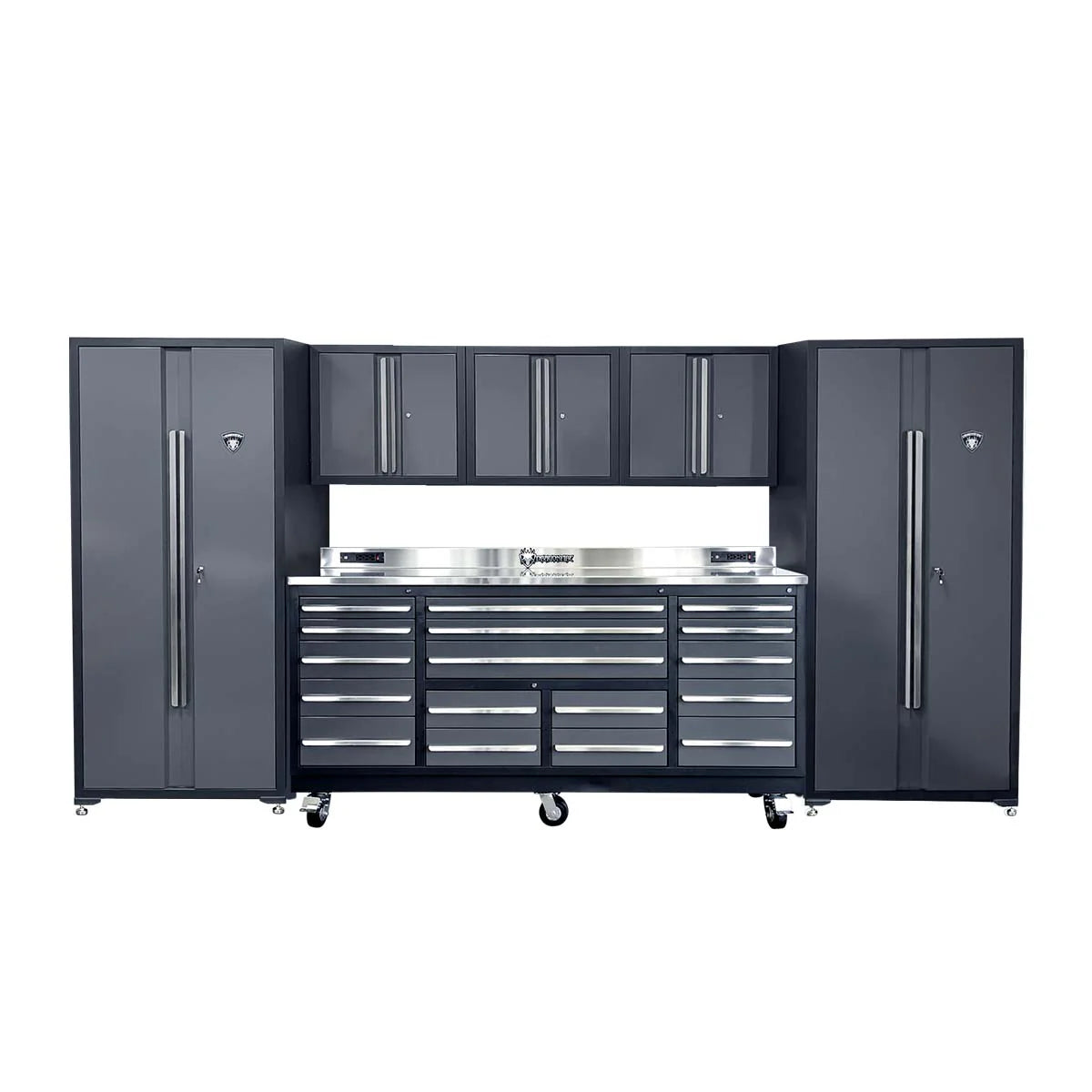 Dragonfire 17 Drawer Pro Series 7FT Workbench with Swappable Drawers