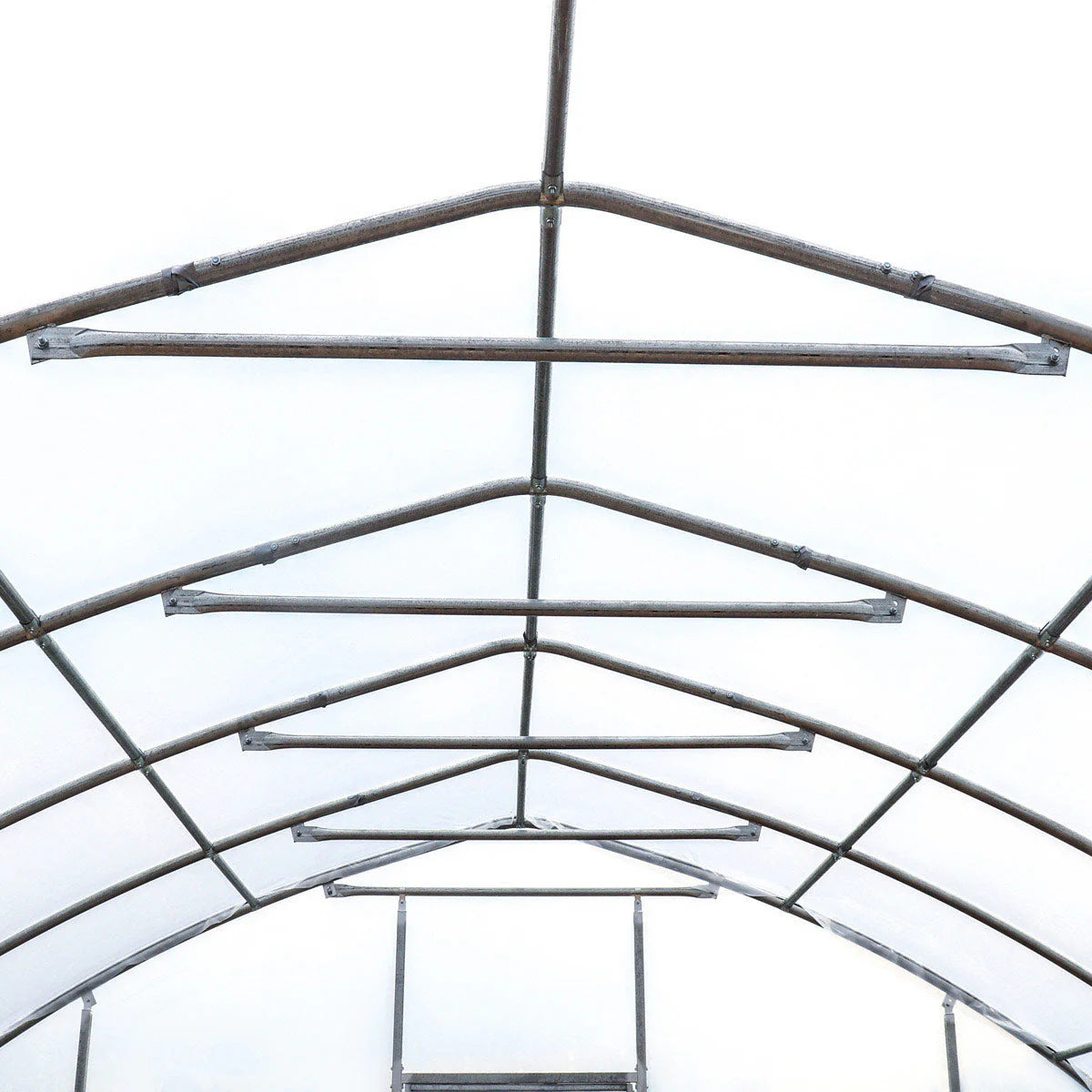 25’ X 80’ Tunnel Greenhouse Grow Tent W/6 Mil Clear EVA Plastic Film, Cold Frame, Hand Crank Roll-Up Sides, Peak Ceiling Roof, TMG-GH2580