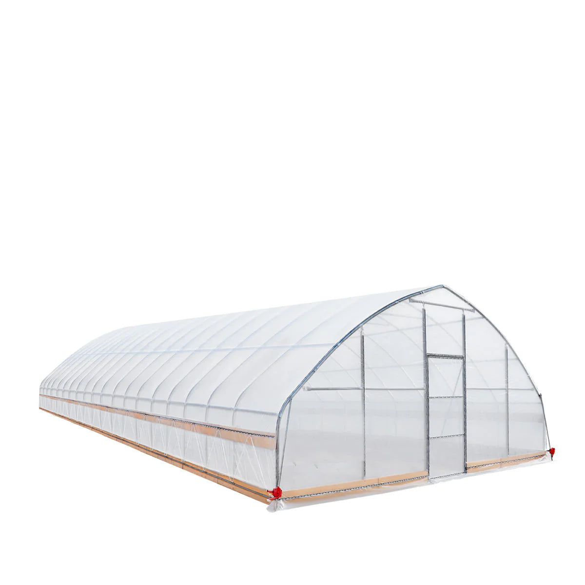 25’ X 80’ Tunnel Greenhouse Grow Tent W/6 Mil Clear EVA Plastic Film, Cold Frame, Hand Crank Roll-Up Sides, Peak Ceiling Roof, TMG-GH2580