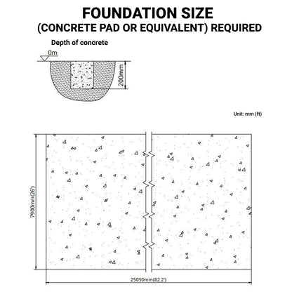 25’ X 80’ Tunnel Greenhouse Grow Tent W/6 Mil Clear EVA Plastic Film, Cold Frame, Hand Crank Roll-Up Sides, Peak Ceiling Roof, TMG-GH2580