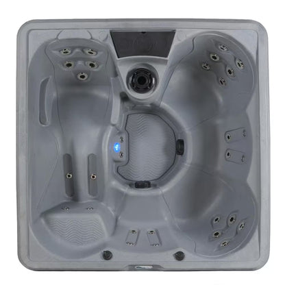 Siesta LS 6-Person 30-Jet, 70-Port Lounger 240V Hot Tub with Stainless Steel Jets and Heater and Built-In Ice Bucket